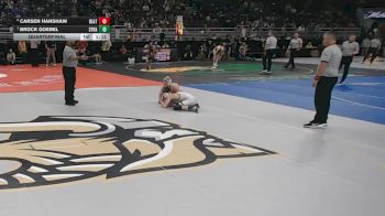Quarterfinal - Brock Goebel, Syracuse vs Carsen Hanshaw, Beatrice