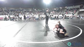 52 lbs Semifinal - Aspen Shelton, Team Tulsa Wrestling Club vs Evelyn Shimonek, Pawhuska