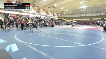 165 lbs Champ. Round 3 - Ali Ibrahim, Canyon Springs vs Taylor Powers, Xavier Prep
