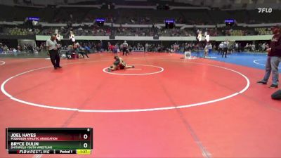 National 3-5 84 Semifinal - Joel Hayes, Poquoson Athletic Association vs Bryce Dulin, Smithfield Youth Wrestling