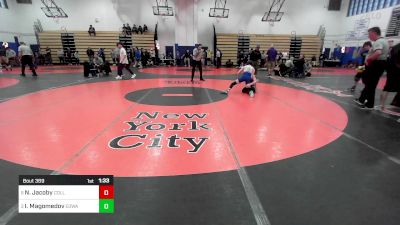 101 lbs Quarterfinal - Nathan Jacoby, Collegiate School-NY vs Isa Magomedov, Edward R. Murrow - PSAL