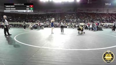 B3A-215 lbs Semifinal - Gage Hixon, Marlow vs Kruz Goff, Blackwell