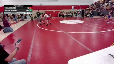 125-134 lbs Round 1 - Urijah Staggs, Eaton Lil Reds vs Dalton Dobbins, Fort Morgan Wrestling Club