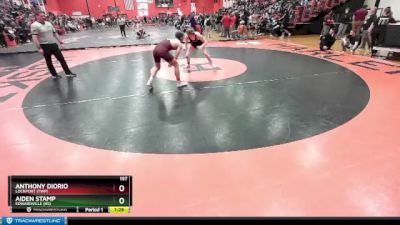 157 lbs Cons. Round 1 - Anthony Diorio, LOCKPORT (Twp) vs Aiden Stamp, EDWARDVILLE (HS)