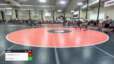 150 lbs Round Of 16 - J. Izaias Untalan, II, Scanlan Wrestling Academy vs Will Colson, Blue Shell Wrestling Club