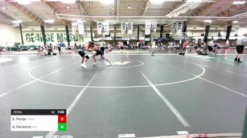 157 lbs Consi Of 8 #1 - Sam Potter, Yamasaki Academy vs Giovani Perdomo, FCA Wrestling