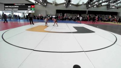 97-H2 lbs Rr Rnd 1 - Cris Villalobos, Manville vs Victoria Longo, North Brunswick Township