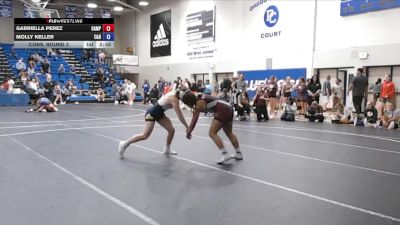 145 lbs Cons. Round 3 - Molly Keller, Emory & Henry vs Gabriella Perez, Campbellsville University