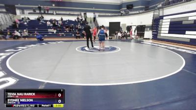 190 lbs Round 1 (4 Team) - Tevia Nau Rarick, Utah 1 vs Sydnee Nielson, Oregon