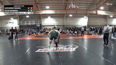 125 lbs 3rd Place Match - Alexander Denkins, Unattached vs Dylan Duvernay, UW Parkside