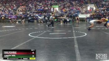 1 - 157 lbs Semifinal - Carson Deel, Grundy vs Ivan Schaible, Mathews High School