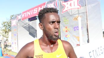Hassan Abdi won after stopping to fix his shoe in dead last halfway through the race