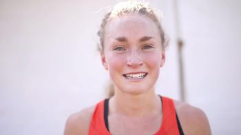 Paige Stoner after winning ACC XC title