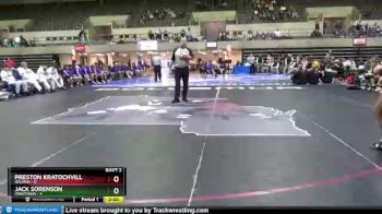 138 lbs Quarterfinals (8 Team) - Jack Sorenson, Owatonna vs Preston Kratochvill, Holmen