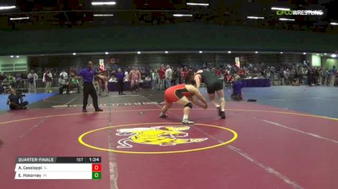 285 Quarter-Finals - Anthony Cassioppi, IL vs Eli Pokorney, IN