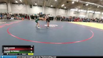 105 lbs Champ. Round 1 - Phoebe Gutierrez, Adams City vs Alina Sasser, Canon City