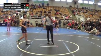 110 lbs Semifinal - Anthony Alexander SE1, Martins Ferry vs Tucker Kurzhals SW2, Elder