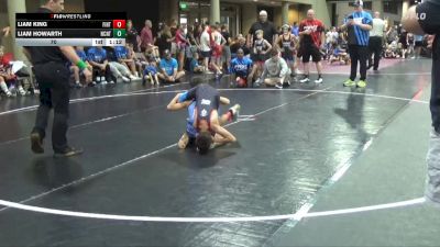70 lbs Round 1 (6 Team) - LIAM KING, Fight Club vs Liam Howarth, NC National Team Gold