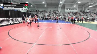 220 lbs 7th Place - Benjahmin Wilcox, RI vs Jamil Morrow, MD