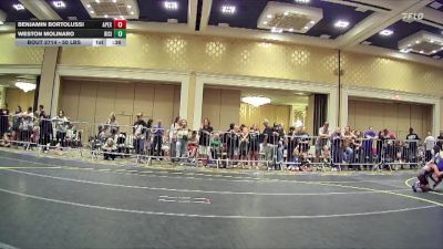 50 lbs Round Of 16 - Benjamin Bortolussi, Apex - Michigan vs Weston Molinaro, Rising Sun WC
