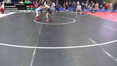 75 lbs Round Of 16 - Lucas Spicer, Romansville vs Clayton Bishop, Upper Pittsgrove