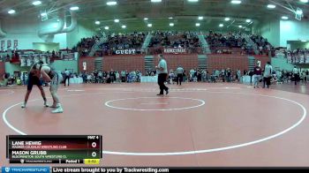 195 lbs Champ. Round 1 - Lane Hewig, Maurer Coughlin Wrestling Club vs Mason Grubb, Bloomington South Wrestling Cl