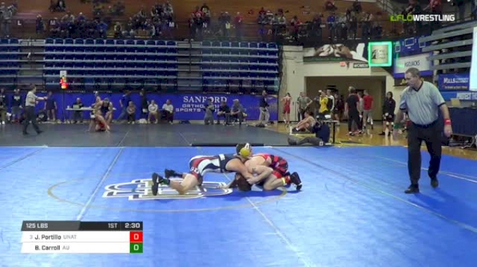 125 Quarter-Finals - Joshua Portillo, Unattached vs Brandon Carroll ...