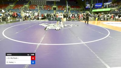 190 lbs Rnd Of 64 - Oliver McPeek, IL vs Daylan Haley, TN