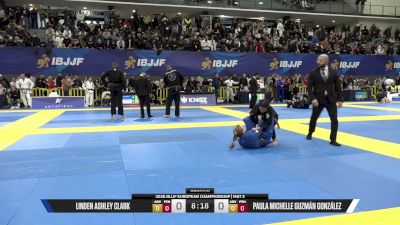 Paula Michelle Guzmán González vs Linden Ashley Clark 2026 European Jiu-Jitsu IBJJF Championship