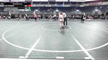 78 lbs 5th Place - Colt Roeder, Mercer County Wrestling Club vs Camden Chapman, Gladiator Elite