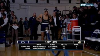 197 lbs Anthony Cassar, PSU vs Rocco Caywood, ARMY