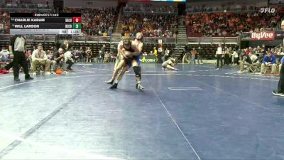 2A-138 lbs Cons. Round 3 - Will Larson, Decorah vs Charlie Karam, Solon