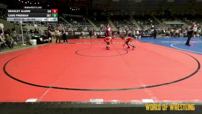 89 lbs 5th Place - Bradley Alarid, Steel City Reloaded vs Case Freeman, Sebolt Wrestling Academy