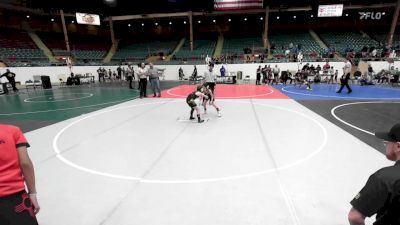 62 lbs 3rd Place - Brooklyn Montano, Bulldogs Jr Wrestling vs Liam Banta, New Mexico Punishers