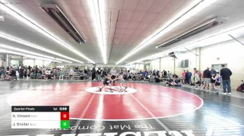 65 lbs Quarterfinal - Kaiden Vincent, Richland vs Jonathan Snyder, Bellefonte