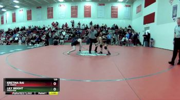 120 lbs 3rd Place Match - Lily Bright, Firestone vs Kretina Rai, Ak. North