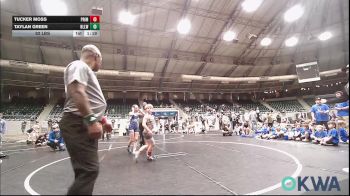 92 lbs Consi Of 4 - Tucker Moss, Prime Wrestling vs Taylan Green, Harrah Little League Wrestling