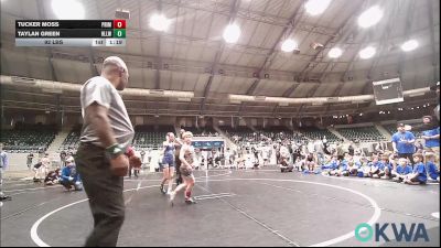 92 lbs Consi Of 4 - Tucker Moss, Prime Wrestling vs Taylan Green, Harrah Little League Wrestling