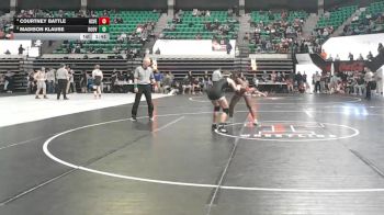 6-7A 138 3rd Place Match - Courtney Battle, Huntsville vs Madison Klause, Hoover