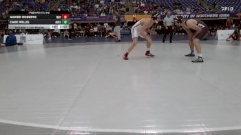 141 lbs Round 1 (16 Team) - Xavier Roberts, Wabash vs Cade Willis, Augsburg