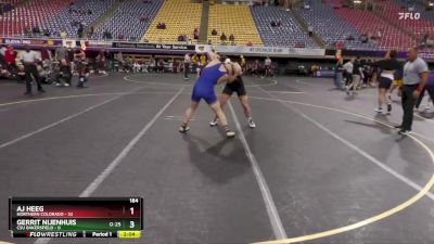 184 lbs Round 1 (16 Team) - Gerrit Nijenhuis, CSU Bakersfield vs AJ Heeg, Northern Colorado