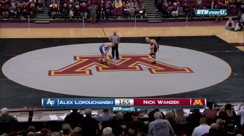 165 lbs Nick Wanzek, Minnesota vs Alex Lopouchanski, Air Force