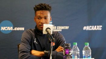 Justyn Knight compares pressure of NCAAs vs World Championships