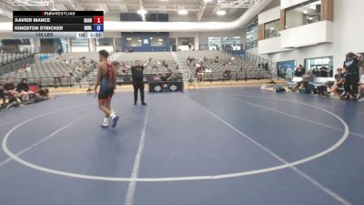 138 lbs Xavier Mance, Georgia vs Kingston Stricker, Michigan Blue