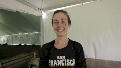 Charlotte Taylor after leading the USF team to runner-up finish at NCAAs