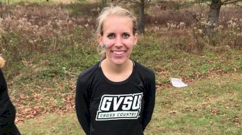 Grand Valley State's Kelly Haubert earns her first top 10 NCAA DII finish