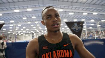 Brian Musau After MEET RECORD 5k At NCAA Indoor Championship 2025