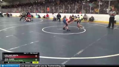 86 lbs Champ. Round 2 - Collins Minta, Sault Blue Devils vs Zoe ...