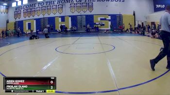 132 lbs Cons. Round 1 - Froilan Olano, Palmetto Ridge H.S. vs Aiden Gomez, Winter Haven