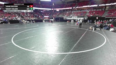 132 lbs Quarters - Brady Collins, East Troy vs Adam Kautzer, Neillsville/Greenwood/Loyal